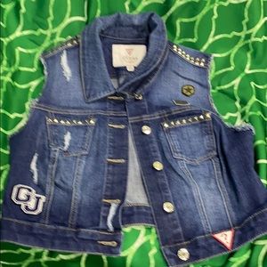 Guss blue Jean vest